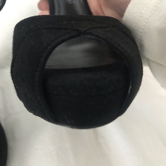 MINT! Ralph Lauren Purple Label Kabria Black Suede Heel - Picture 14 of 14